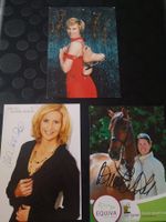 3  handsignierte Sport Autogrammkarten - Set