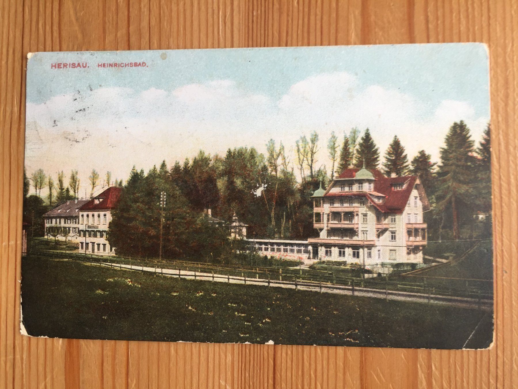 Cartoline postali: Herisau - Heinrichsbad - AK 1909 – Usato da Oberuzwil venduto da Henri09