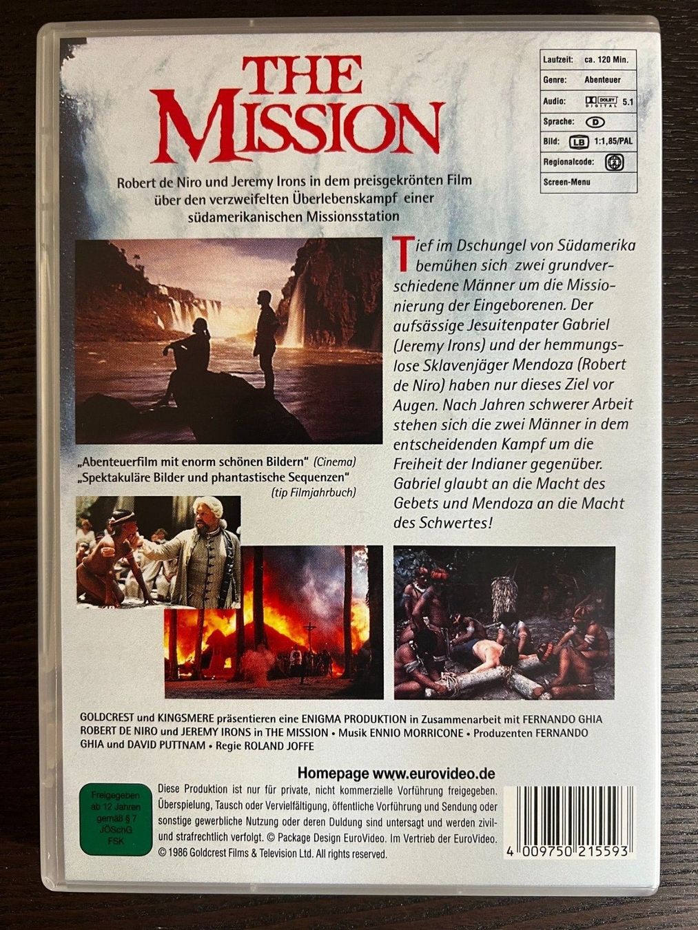 Tous les DVDs: The Mission – D'occasion à Zürich par FilmFreunde 1