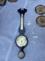 Barometer Thermometer Wanddekoration Schwarz Retro-Stil