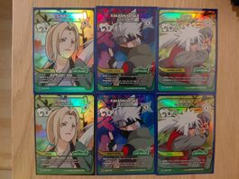 Naruto Shippuden TCG Cards Tsunade Kakashi Jiraiya Set of 6