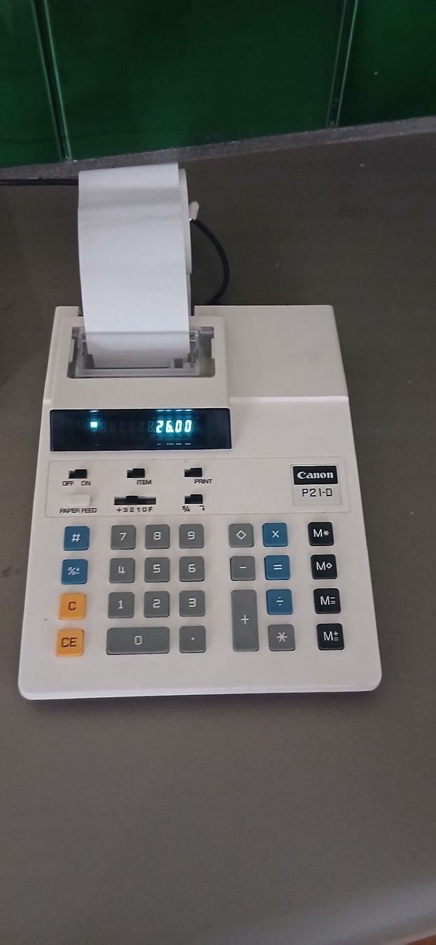 Canon Taschenrechner: Canon Elektrischer Rechner   – Gebraucht aus Aristau von Manufisch0