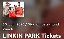 2x Linkin Park Block 7 / Sitzplätze - Zürich / NP CHF 520.-