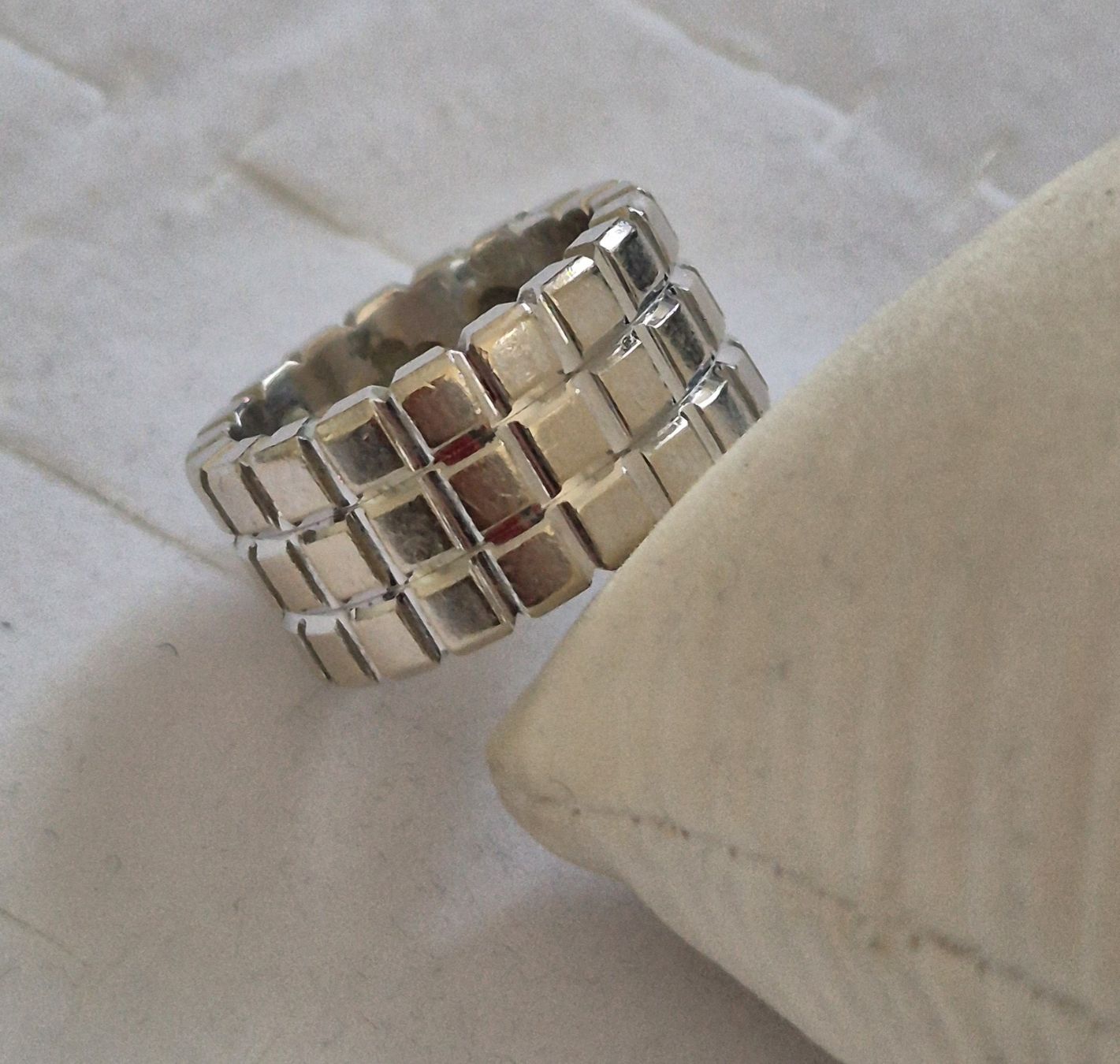 Anelli: Bague en or blanc 14 carats – Nuovo (secondo la descrizione) da st Gingolph venduto da Fast-fashion 3