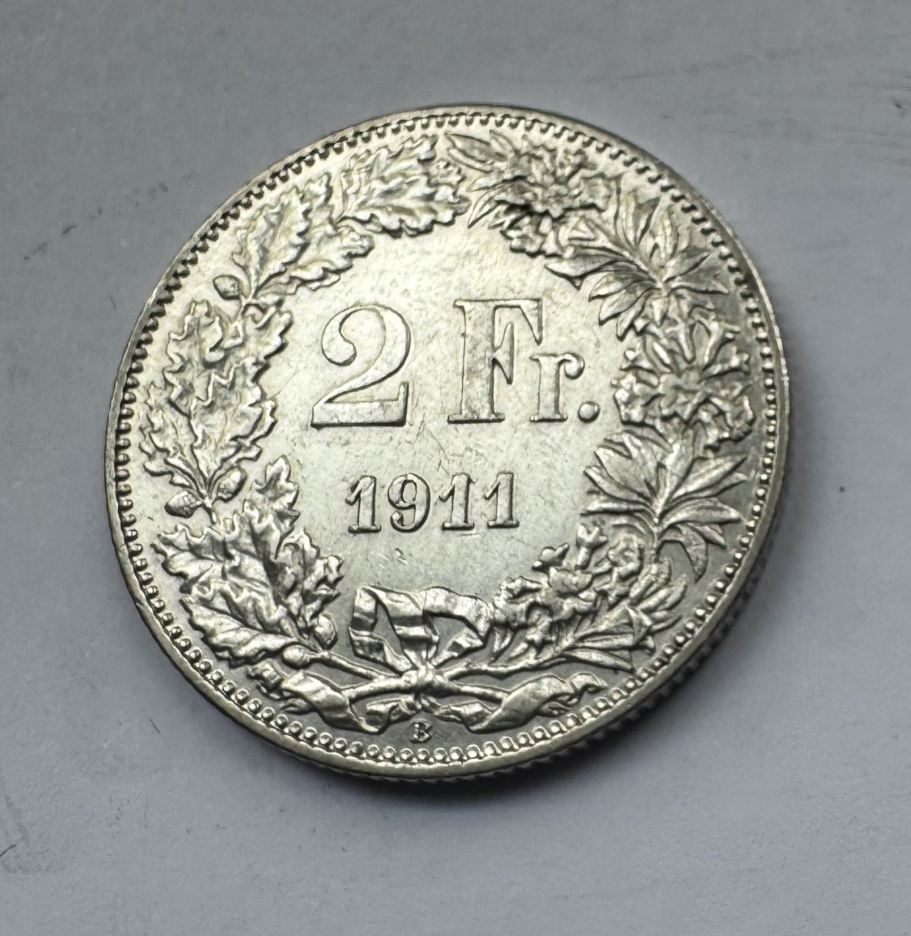 Tutti le monete: 1911 2 Franken -unz – Usato da Kirchberg SG venduto da Helveticus00