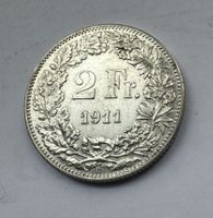 1911 2 Franken -unz