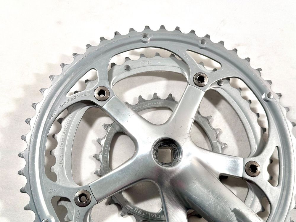 Pédalier Campagnolo Centaur Triple – 175mm – 52/42/30 Dents – Carré – Occasion (neuf Sans Boîte)