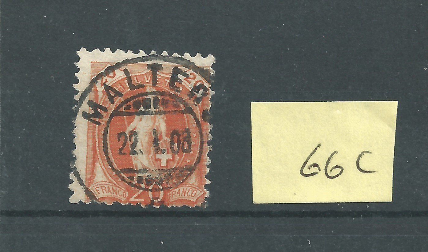 Tutti i francobolli: 1891 Schweiz – Usato da Trübbach venduto da Sammer51