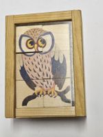 Holz Klötzli Puzzle / 4 Tierbilder / 9 Teile / #WT18