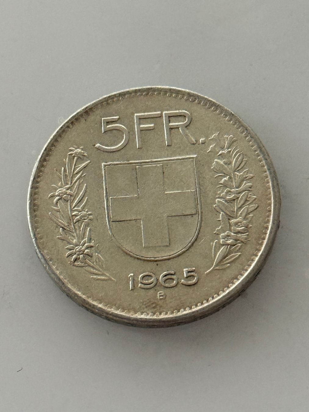 Alle Münzen: 5 Franken 1965  Silber – Gebraucht aus Wallisellen von SWISS_SILVER1 1