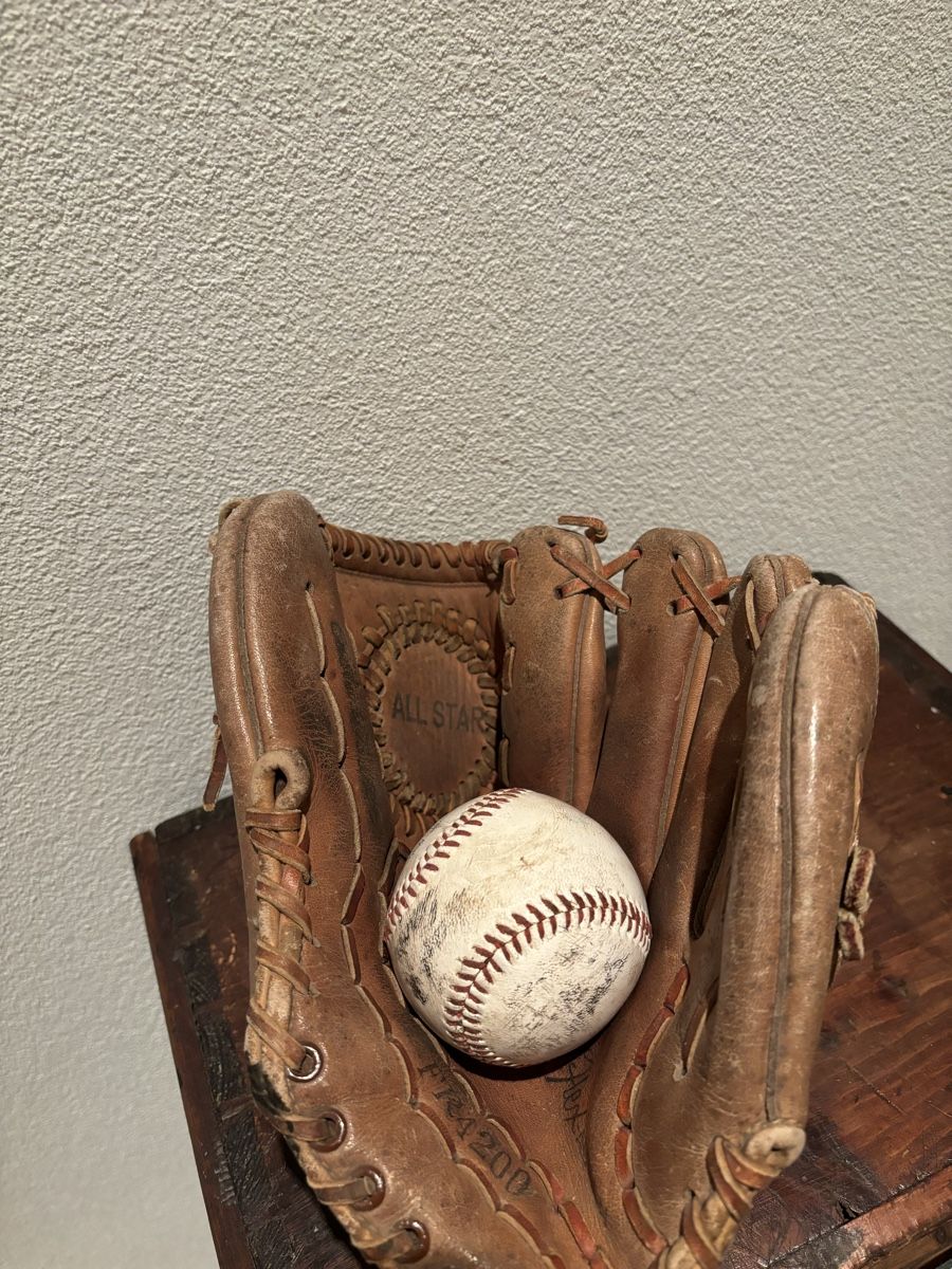 Handschuhe & Handstulpen: Vintage Baseballhandschuh "All Star" Leder – Gebraucht aus Staufen von timelessvintage