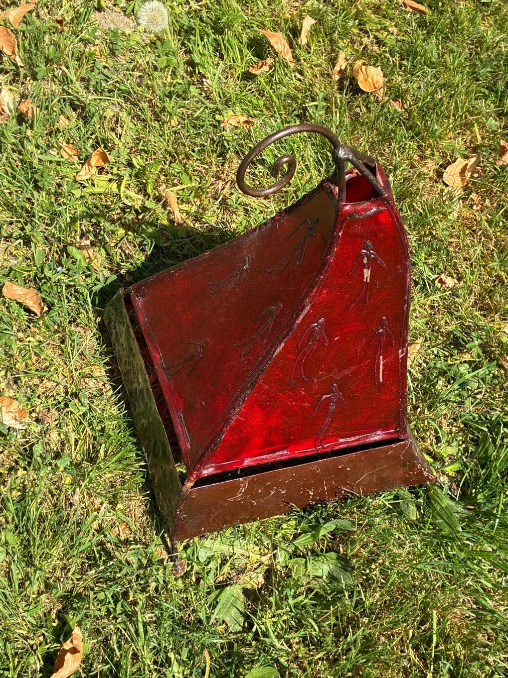 Lampade: Hennalampe rot aus Marokko – Usato da Zürich venduto da thetschi 3