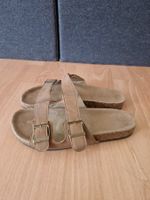 Pantoletten Clogs Beige Gr. 39