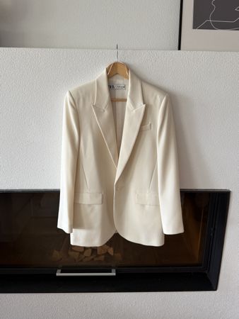 Cream Zara Blazer size S