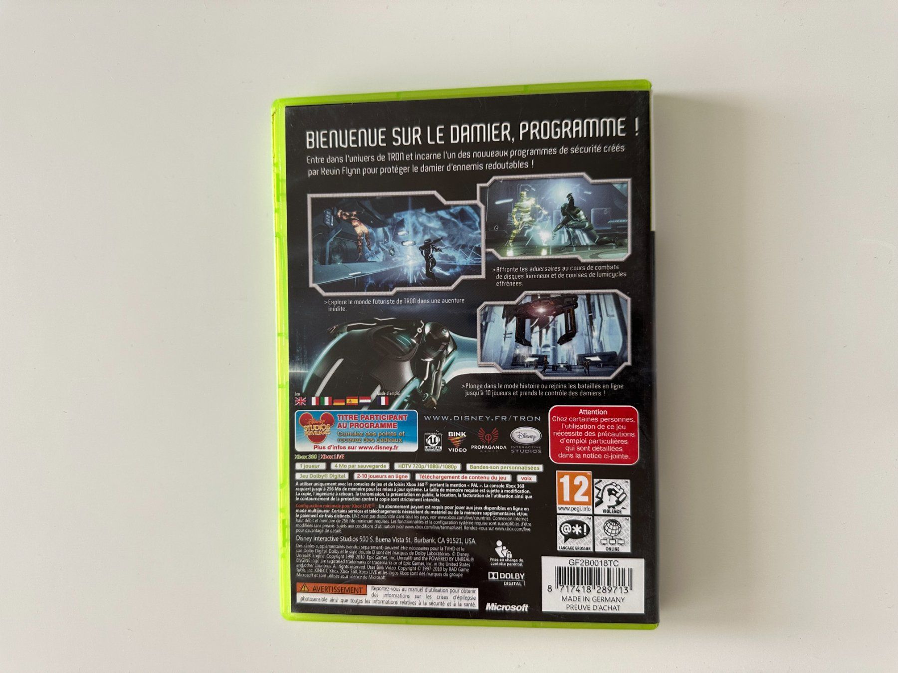 Microsoft Giochi: Tron: Evolution, Xbox 360, Xbox One, Xbox Series X – Usato da Couvet venduto da Aura_aura 2