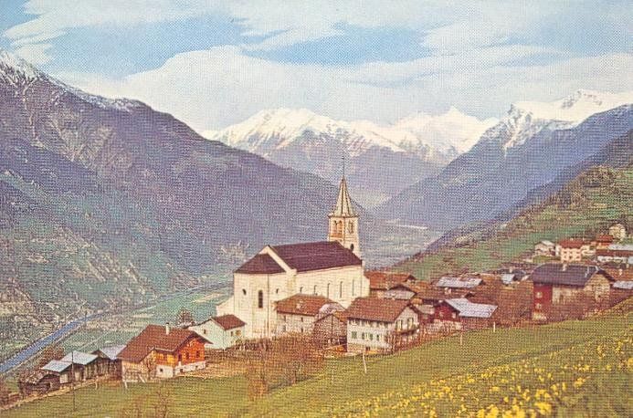 Cartoline postali: Eischoll   VS  -    4  diverse Ansichtskarten – Usato da Brig venduto da Valcards54 1
