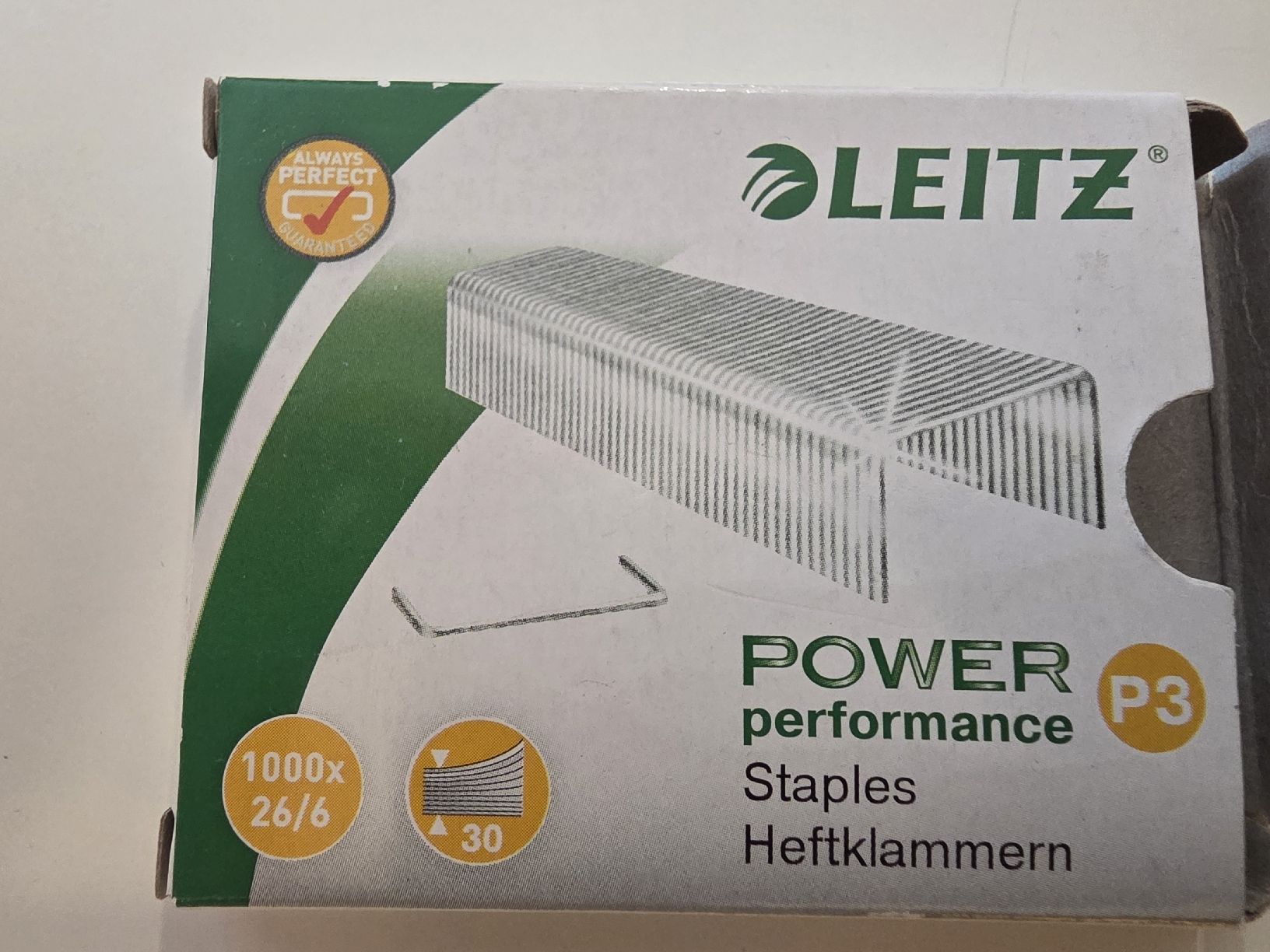 Leitz Tutti gli attrezzi: Heftklammern von Leitz, Power Performance, Grösse 26/6 – Nuovo e nell'imballaggio originale da Nürensdorf venduto da DParatte 1