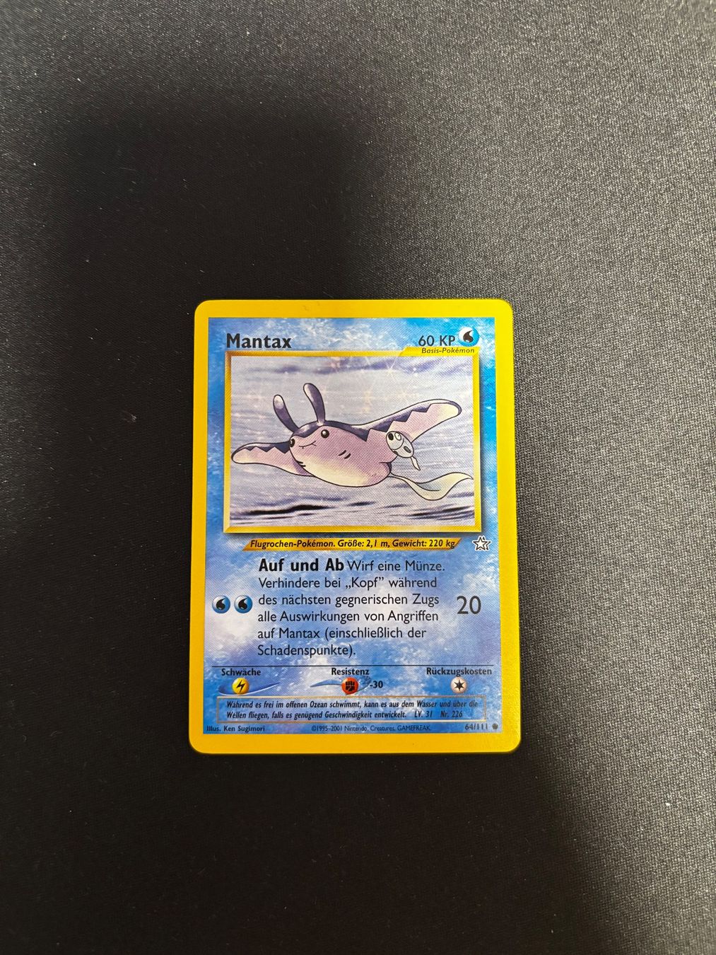 Pokémon Sammelbilder & Trading cards: Pokemon - Mantax - Ab 1 – Gebraucht aus Grosshöchstetten von senseirocs