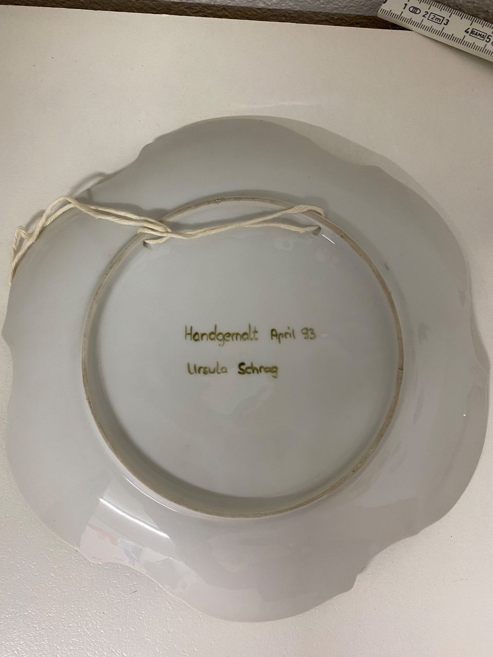 Piatti: Handbemalter Wandteller Frühlingsstimmung, Unikat – Nuovo (secondo la descrizione) da St.Gallen venduto da Bigdisch 1