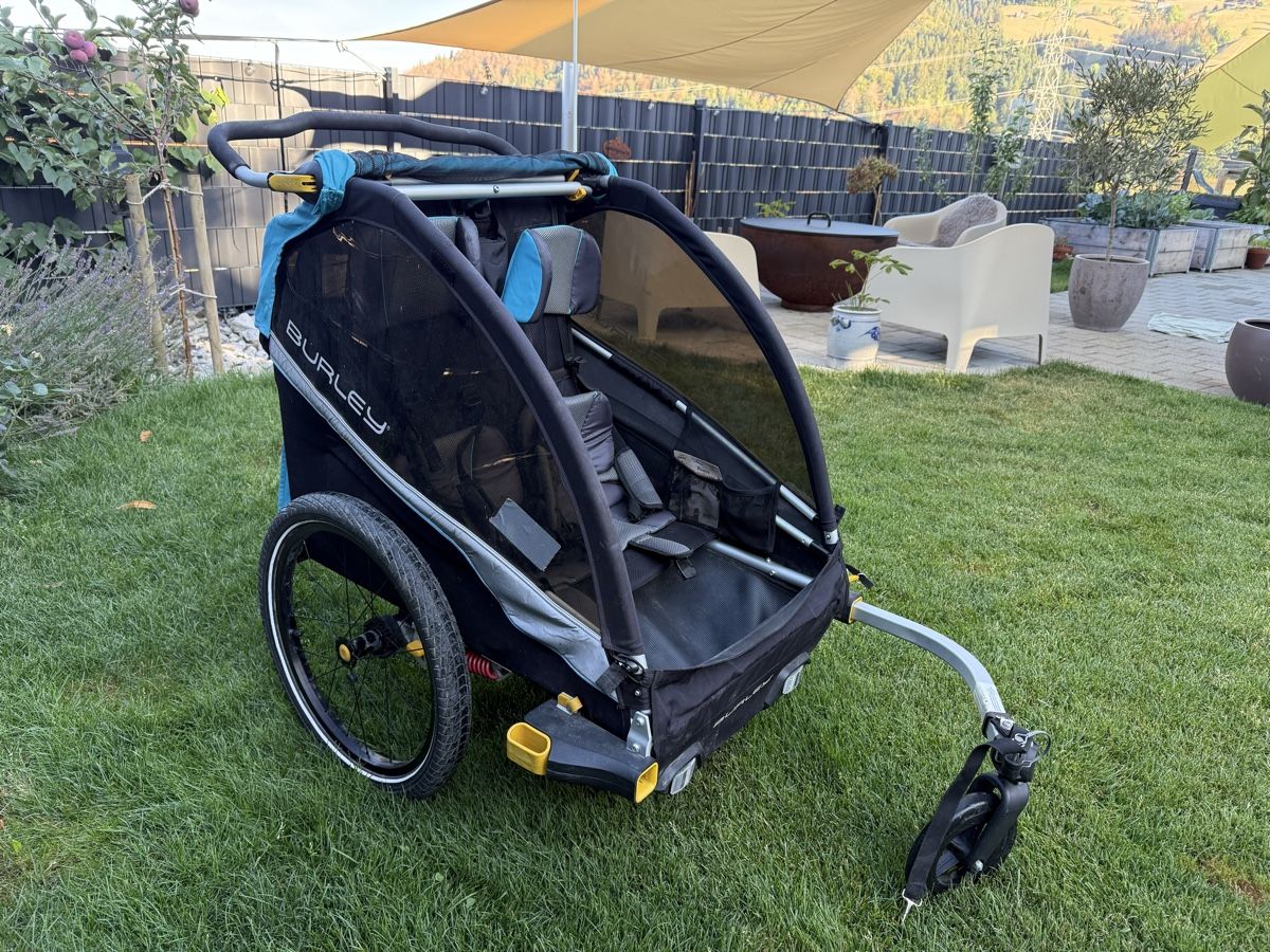 Burley Rimorchi: Burley D’Lite X Double + Jogger Kit Double – Usato da Aeschlen venduto da Geppi87 2