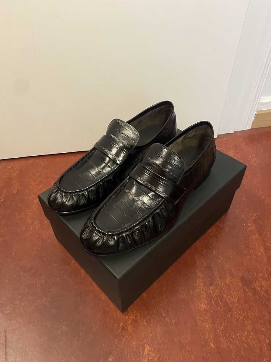 Herrenschuhe: Geflochtene Loafer Schwarz – Neu und originalverpackt aus Zürich von Royko 2
