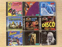 9 Musik CDs verschiedene Interpreten guter Zustand