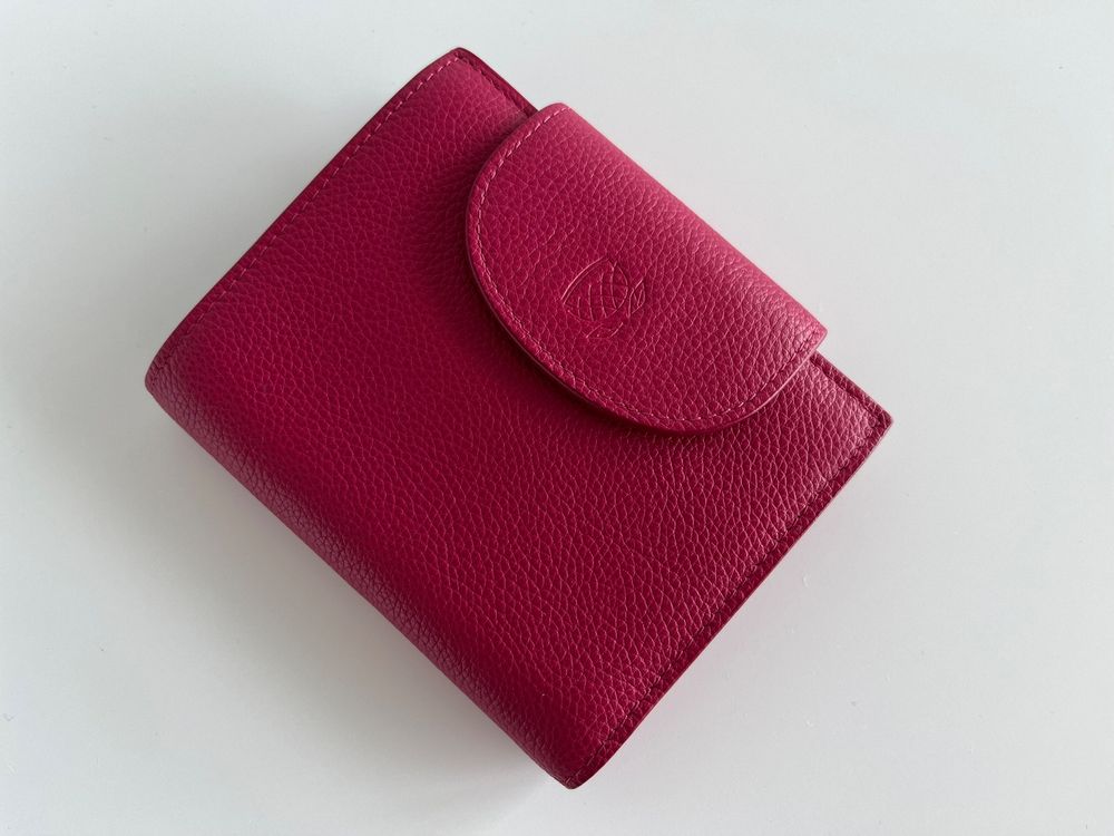 Portemonnaie Damen Leder Damen RFID Echtleder Fan Concertina Kreditkartenhalter Geldbörse Damen Portemonnaie Valentino