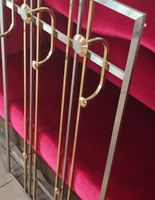 Garderobenständer Metall goldfarben