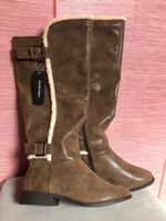 NEW LOOK Shoes Botte Faux Leather Wide Fit 37 large Boots