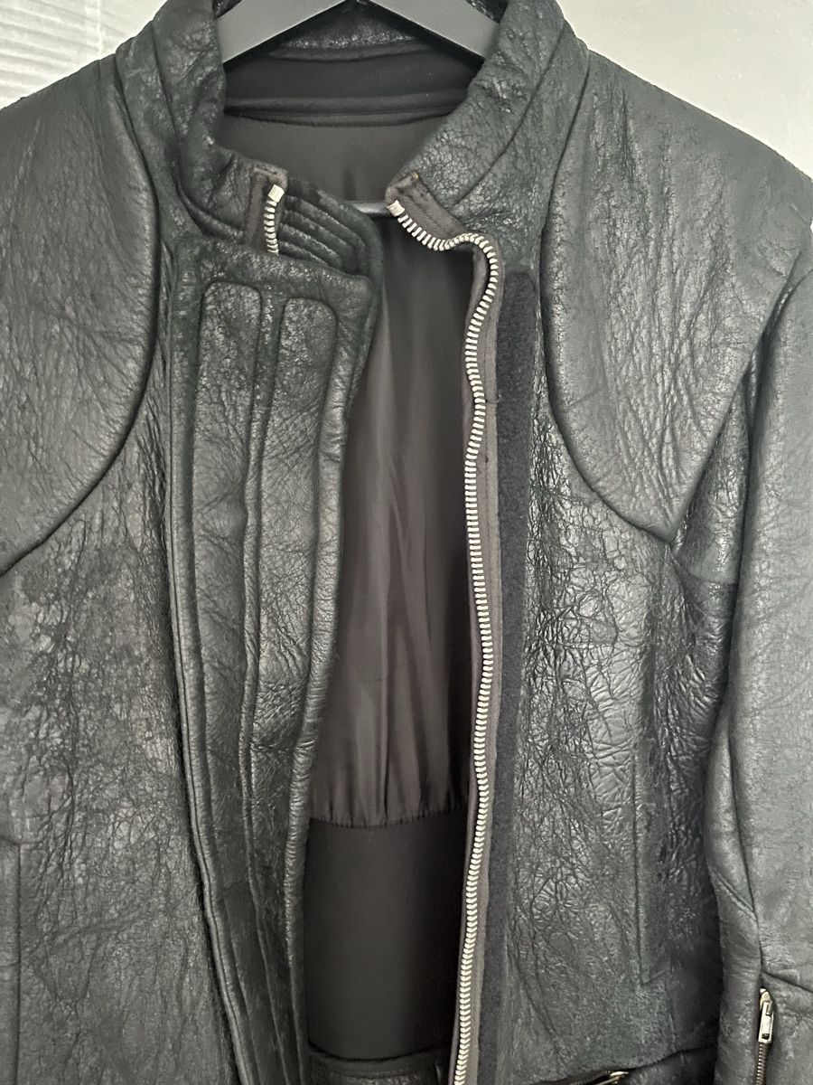 Rick Owens Vestes: Rick Owens Blistered Leather Jacket – D'occasion à Basel par fis_rl25 2