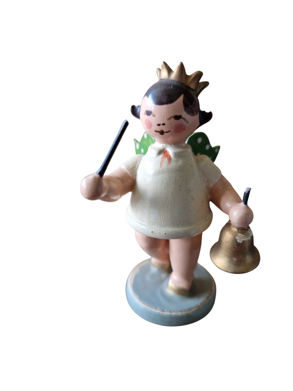 Statuette: Erzgebirge Engel mit Glocke – Usato da Mörschwil venduto da lindaswunderkiste 2