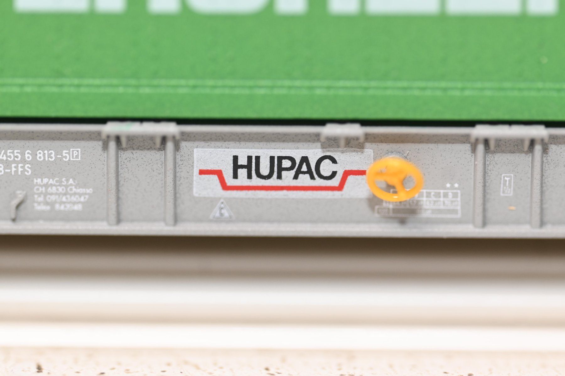 Fleischmann Trains électriques: Hupac Evergreen Containertragwagen Fleischmann Spur N – D'occasion à Laupen ZH par Zmoewe 4