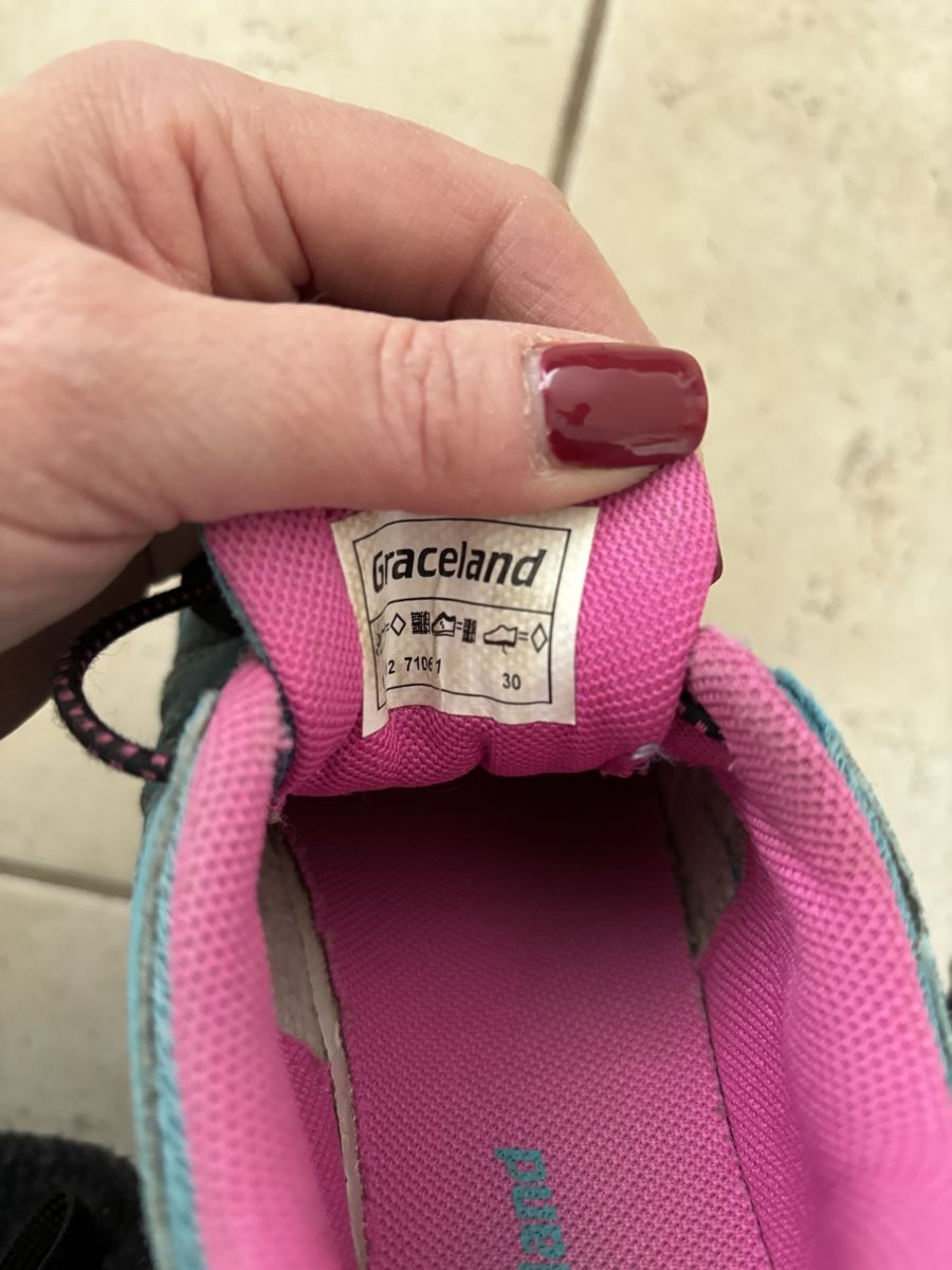 Graceland Scarpe per ragazze: Graceland Wanderschuhe, Gr. 30, Türkis/Pink – Usato da Rüti ZH venduto da Crystal_Bloom 3