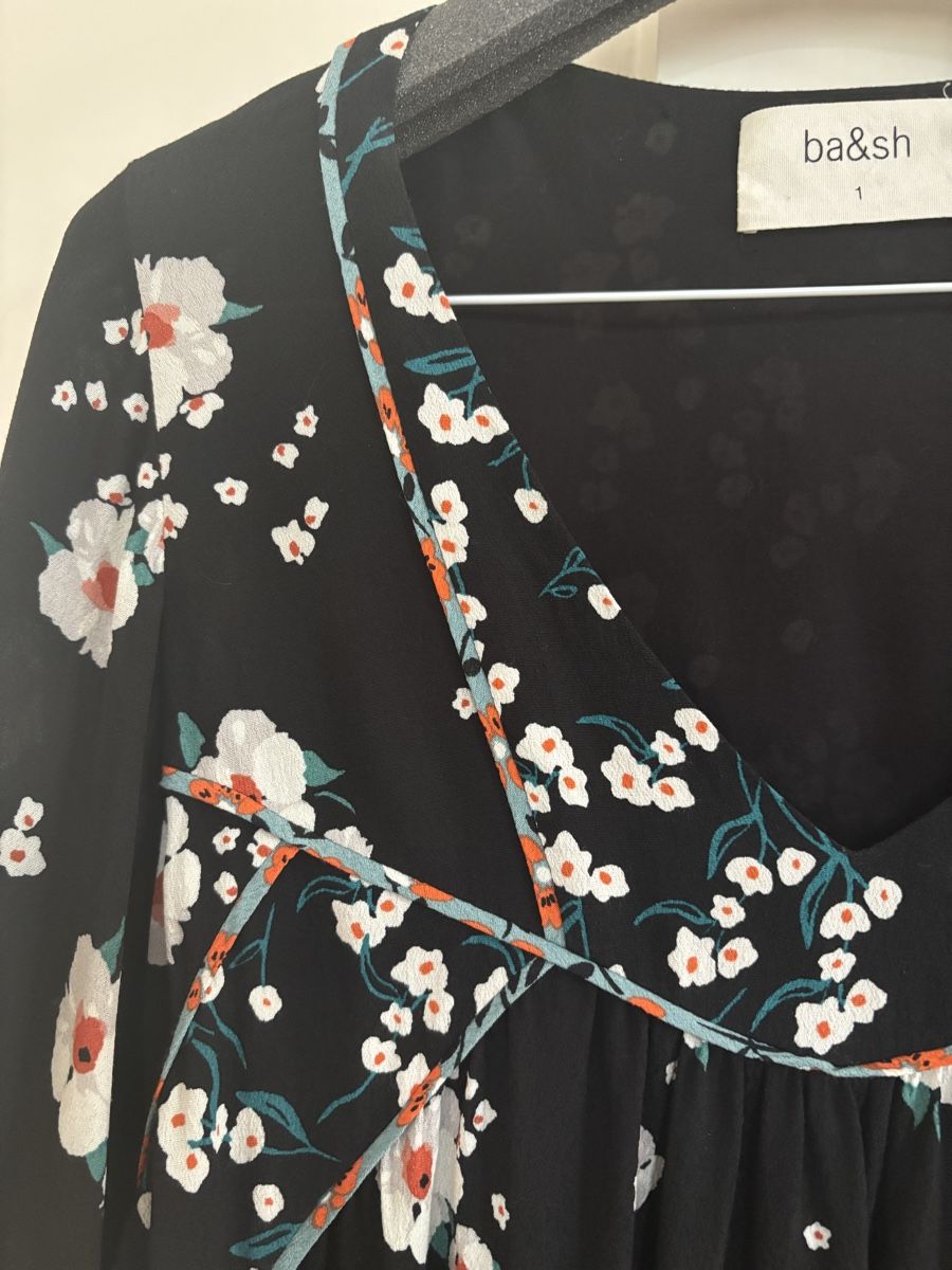 Ba&Sh Camicette: Camicia ba&sh nera floreale, taglia 1 – Usato da Zürich venduto da SilviaP03 2