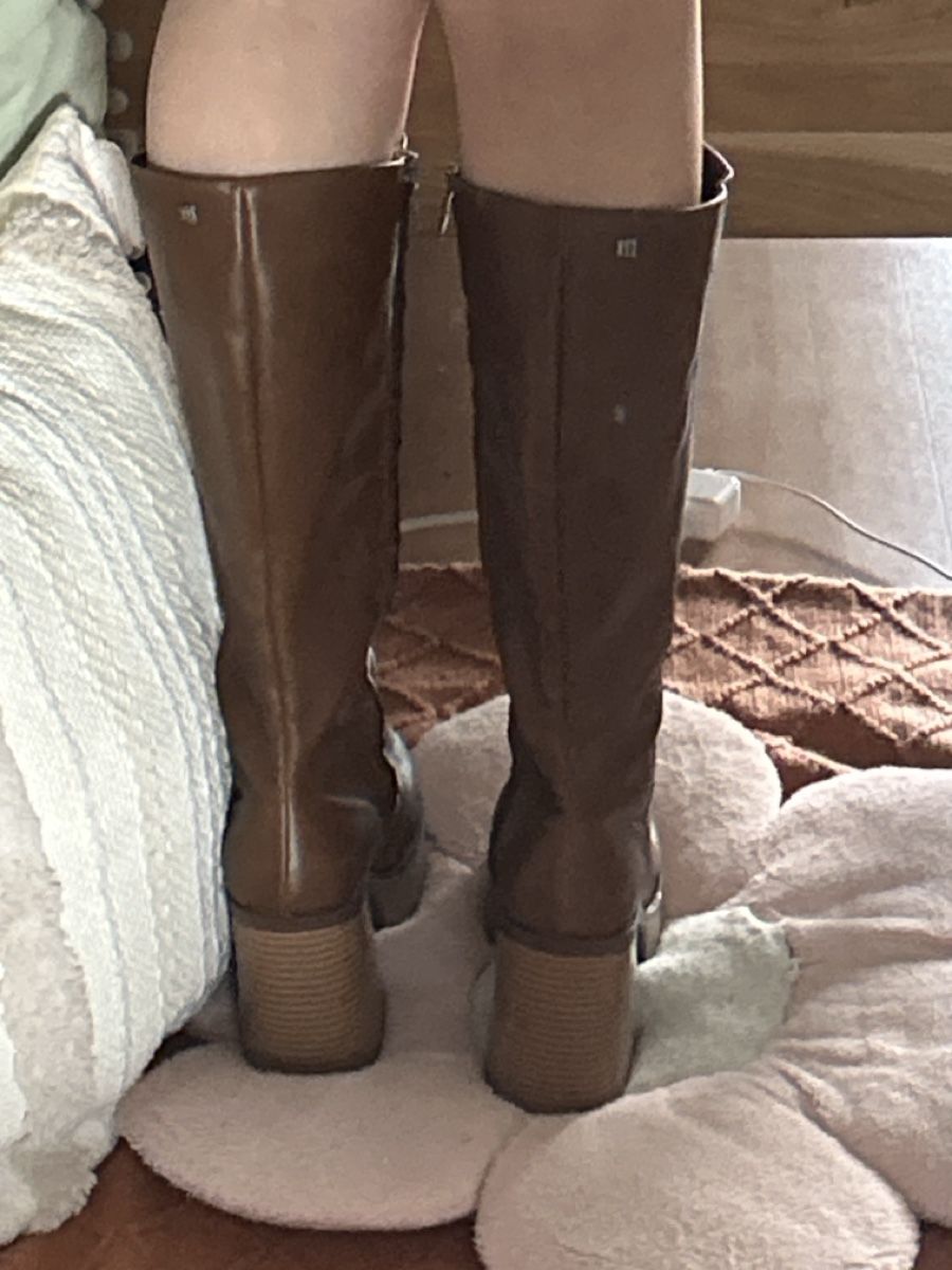 Damenschuhe: Braune Fake Lederstiefel Gr. 41 – Gebraucht aus Zürich von xeniiilou 2