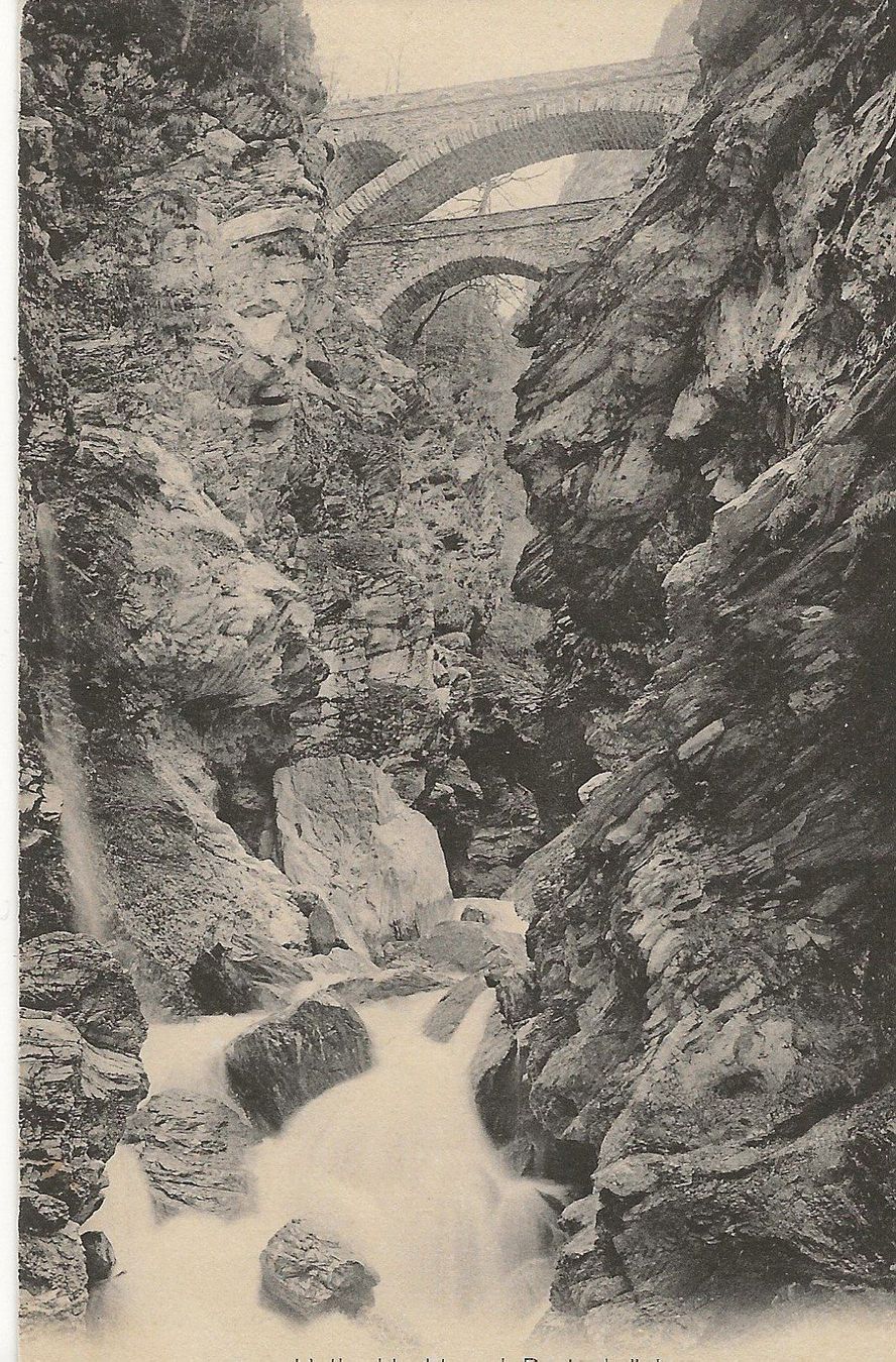 Cartoline postali: Linthschlucht, Linththal, Stempel!!! – Usato da Frauenfeld venduto da Merk52