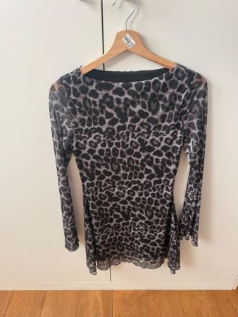 Leopardenprint Kleid