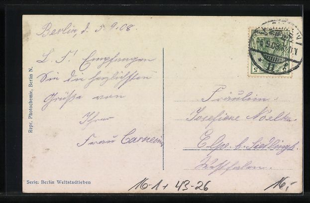 Cartoline postali: Berlin-Tiergarten, Am Komponisten-Denkma – Usato da Berlin venduto da bartko-reher 1