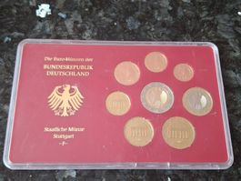 Euro-Münzen Satz BRD 2004 F prägefrisch PP Stuttgart