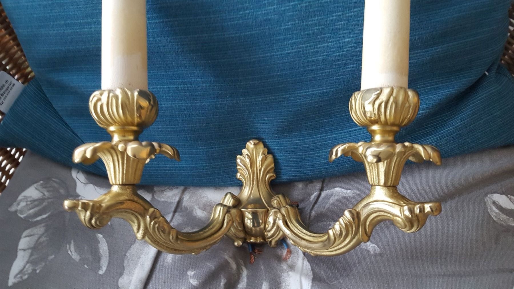 Lampen: 2 Wandappliken aus Bronce – Gebraucht aus Reinach von 3Guggerli 4