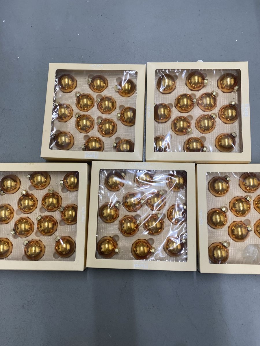 Tutte le decorazioni: Weihnachtskugeln Inge-Glas 58 Stück Mandarin – Usato da Zollikon venduto da Dory11