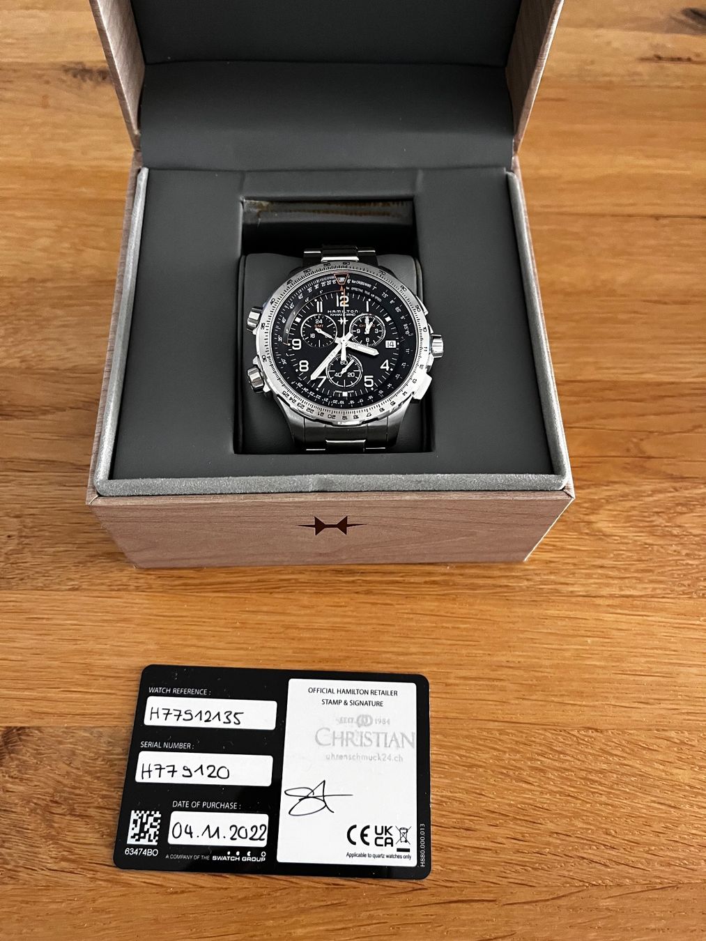 Hamilton Orologi: Hamilton Khaki X-Wind Chrono GMT – Usato da Riedholz venduto da el_luchador80 1
