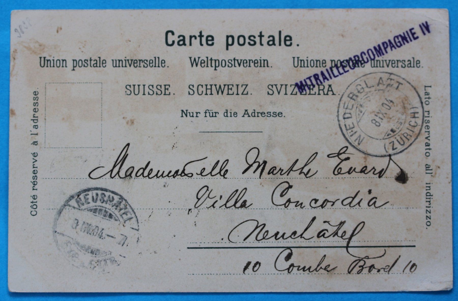 Ansichtskarten: NIEDERGLATT LITHO AK – Gebraucht aus Lotzwil von pirolh 1