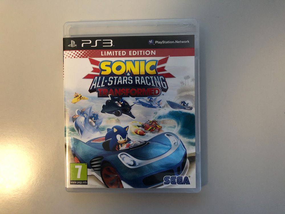 Sonic & All Stars Racing Transformed – PS3 – Complet FR – Très Bon état