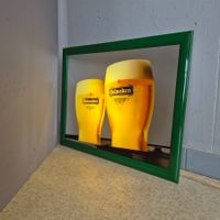 Heineken Leuchtreklame Werbeleuchte Werbespiegel Bierwerbung