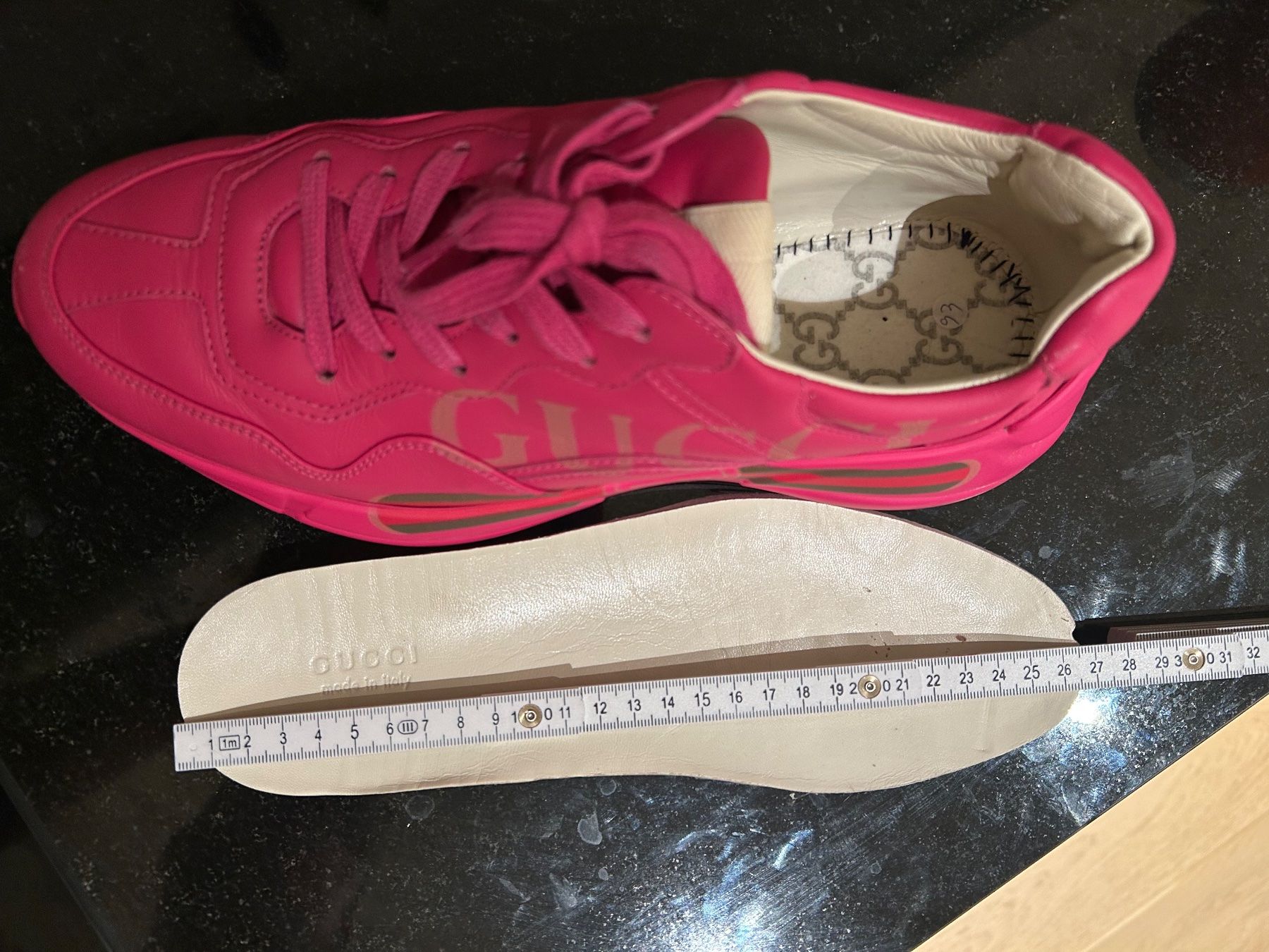 Gucci Scarpe da donna: Gucci Rhyton Pink sneakers – Nuovo e nell'imballaggio originale da Zürich venduto da maxsalezzen 8