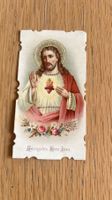 Altes Andachtsbild - Heiliges Herz Jesu, um 1900 🙏🏻