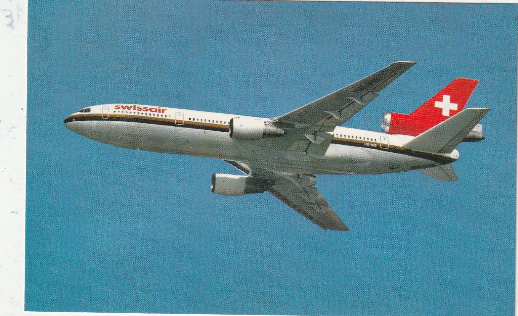 Cartoline postali: Swissair  DC 10-30 – Usato da Lumbrein venduto da made02