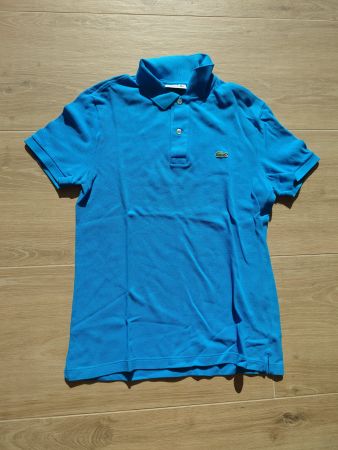 Lacoste Polo Shirt blue size M Slim Fit