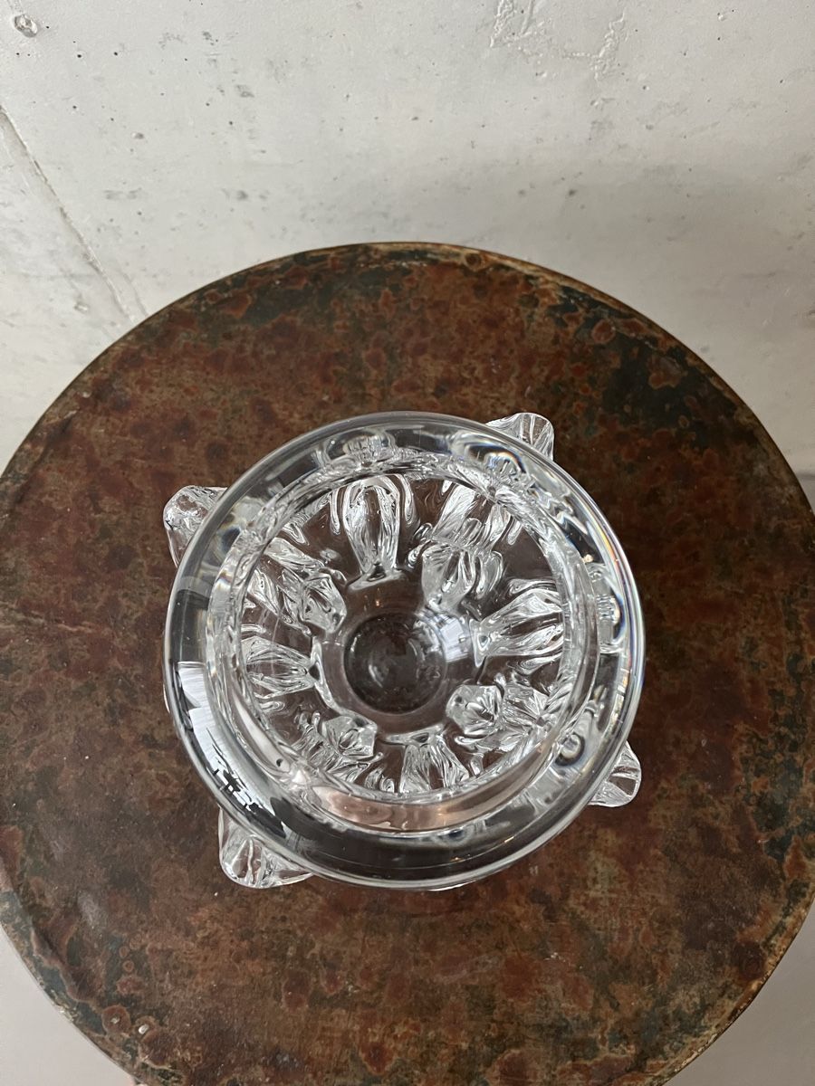 Vasi & Recipienti: Antike, spezielle massive Kristallglas Vase – Usato da Wabern venduto da La-Vitrine 4